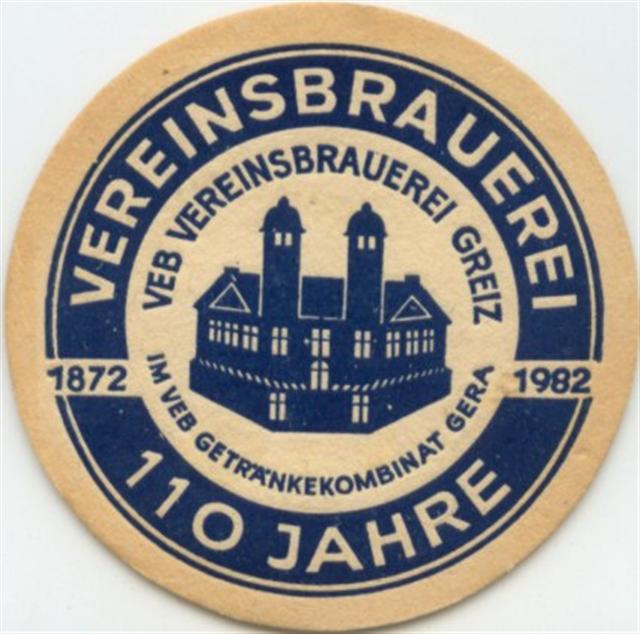 greiz grz-th greizer rund 1a (215-veb vereinsbrauerei 1982-blau)